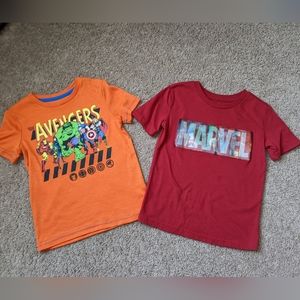 Marvel/Avengers boys t-shirts.
